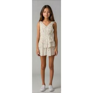 Storia Medium Romper Women's Teen STARS V-Neck SLEEVELESS Short Ties‎ COLORFUL